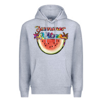 Heather Grey summer vibes Premium Hoodie - JahusDesignShop
