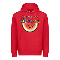 Red summer vibes Premium Hoodie - JahusDesignShop