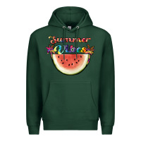 Sports Green summer vibes Premium Hoodie - JahusDesignShop