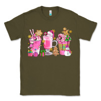 Army Green Pink Christmas Coffee Cups Bbs Classic Tee - BundleAndBundleShop