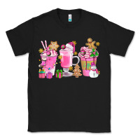 Black Pink Christmas Coffee Cups Bbs Classic Tee - BundleAndBundleShop