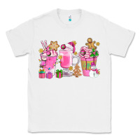 White Pink Christmas Coffee Cups Bbs Classic Tee - BundleAndBundleShop