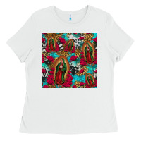 Lady Of Guadalupe Western Seamless Ladies Tee | Teevron