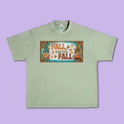 Fall Sweet Fall License Plate Urban Heavy Tee Designed By Bundleandbundleshop