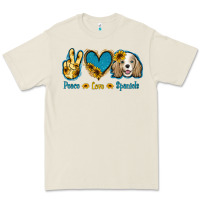 Bone Peace Love Cocker Spaniel Premium Tee - Jasminsmagicworld