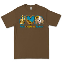 Cacao Peace Love Cocker Spaniel Premium Tee - Jasminsmagicworld