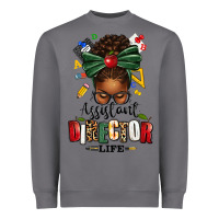 Storm assistant director life afro messy bun Heavyweight Sweatshirt - texasbilliewilder