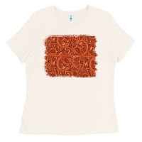 Bone serape turquoise  leather background Ladies Tee - Jasminsmagicworld