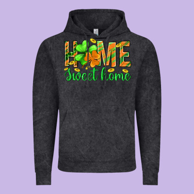 St.patrick Home Sweet Home Vintage Hoodie Designed By Bundleandbundleshop