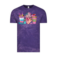 Cloud Purple Nail Coffee Cups With Rings Bbs Vintage Tee - BundleAndBundleShop