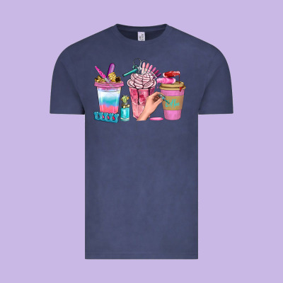 Nail Coffee Cups With Rings Bbs Vintage Tee Designed By Bundleandbundleshop