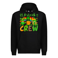 Black St. Patrick's Day crew Premium Hoodie - OliviaCreatesArt