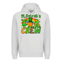 Dove Grey St. Patrick's Day crew Premium Hoodie - OliviaCreatesArt