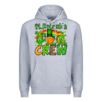 Heather Grey St. Patrick's Day crew Premium Hoodie - OliviaCreatesArt