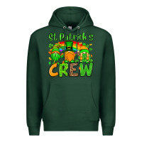 Sports Green St. Patrick's Day crew Premium Hoodie - OliviaCreatesArt