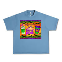 Pebble Blue this witch needs coffee before any hocus pocus tumbler Urban Heavy Tee - BundleAndBundleShop