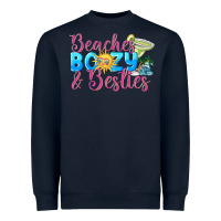Navy Beaches boozy besties Summer Heavyweight Sweatshirt - NancyCooperArtShop
