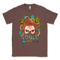 Western Rodeo Girl Braid Red Hair Classic Tee | Teevron