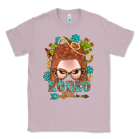 Lilac Western Rodeo Girl Braid Red Hair Classic Tee - BundleAndBundleShop