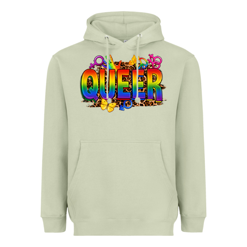 Queer Heavyweight Hoodie by FaDigitalArtStudio | Teevron