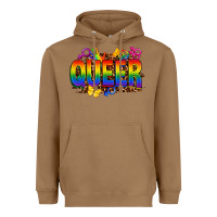 Toasted Coconut queer Heavyweight Hoodie - FaDigitalArtStudio
