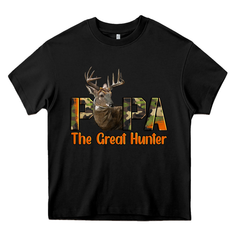 Western Papa The Great Deer Hunter Heavy Core Tee by LillyAllenDesigns | Teevron