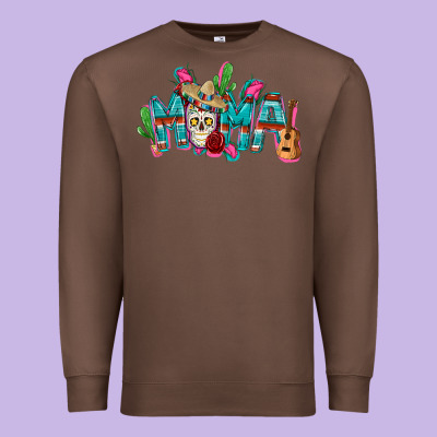 Mexican Mama Mother's Day Premium Sweatshirt Designed By Fadigitalartstudio