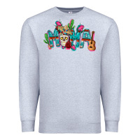 Heather Grey Mexican mama Mother's Day Premium Sweatshirt - FaDigitalArtStudio