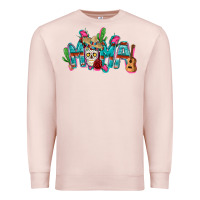 Pale Pink Mexican mama Mother's Day Premium Sweatshirt - FaDigitalArtStudio
