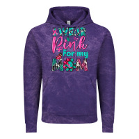 Cloud Purple I Wear Pink For My Mom Vintage Hoodie - BundleAndBundleShop