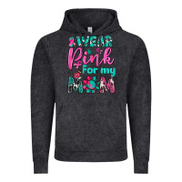 Vintage Black I Wear Pink For My Mom Vintage Hoodie - BundleAndBundleShop