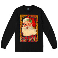 Black Behave Santa Long Sleeve Tee - Bettercallsaul