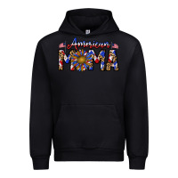 Black American mama Urban Hoodie - CowhideDigitalArt