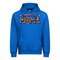 Cobalt American mama Urban Hoodie - CowhideDigitalArt