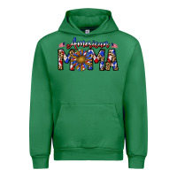 Emerald American mama Urban Hoodie - CowhideDigitalArt