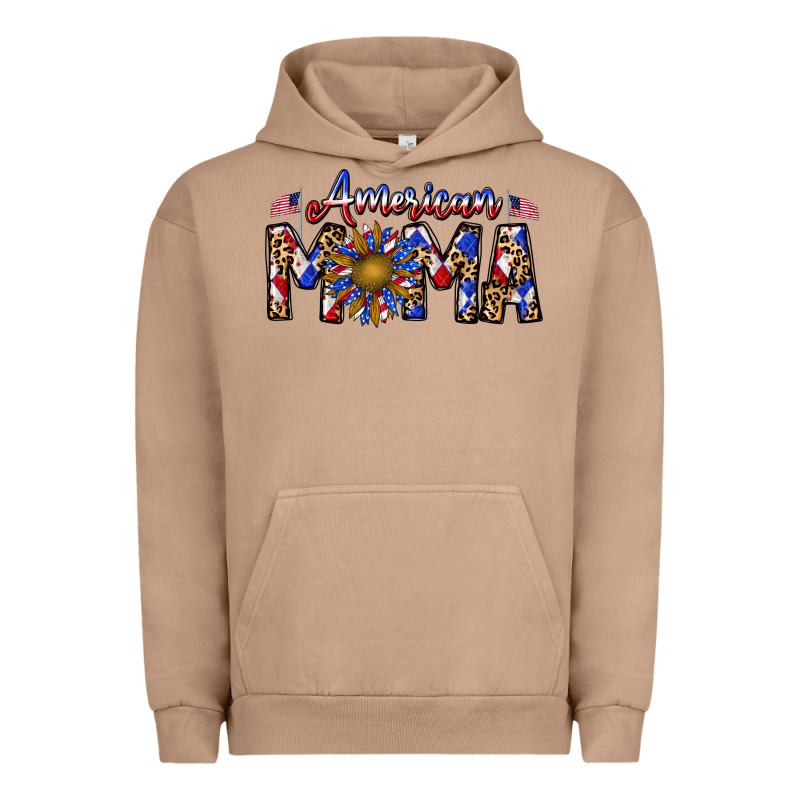 American Mama Urban Hoodie by CowhideDigitalArt | Teevron