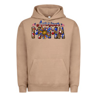 Pigment Burro American mama Urban Hoodie - CowhideDigitalArt