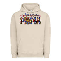 Pigment French Oak American mama Urban Hoodie - CowhideDigitalArt