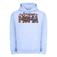 Pigment Grape Ice American mama Urban Hoodie - CowhideDigitalArt