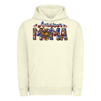 Pigment Pistachio American mama Urban Hoodie - CowhideDigitalArt