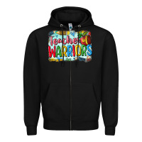 Black teacher of warriors Zipper Hoodie - CowGirlArtShop