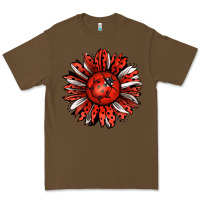 Cacao Ladybug Sunflower Premium Tee - Jasminsmagicworld