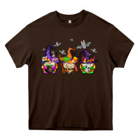 Chocolate Brown halloween gnomes Heavy Core Tee - AdoDesignShop