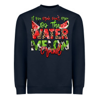 Navy If you drink don't drive do the watermelon crawl Heavyweight Sweatshirt - NancyCooperArtShop