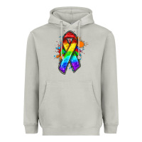 Moon Dust Pride ribbon Heavyweight Hoodie - FaDigitalArtStudio