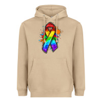 Mushroom Pride ribbon Heavyweight Hoodie - FaDigitalArtStudio