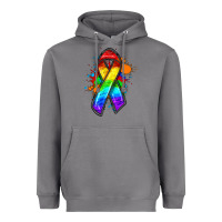 Storm Pride ribbon Heavyweight Hoodie - FaDigitalArtStudio