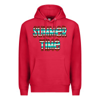 Cardinal summer time serape doodle Premium Hoodie - CowCowDesign