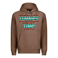Chestnut summer time serape doodle Premium Hoodie - CowCowDesign