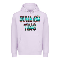 Lilac summer time serape doodle Premium Hoodie - CowCowDesign